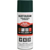 Rust-Oleum 1638830 Peinture en a&eacute;rosol &agrave; usages multiples syst&egrave;me 1600 Industrial Choice, Vert chasseur, Brillant, 12 oz, Canette a&eacute;rosol