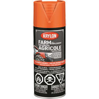 Krylon Industrial 419460008 Farm & Implement Spray Paint, Old Kubota Orange, High-Gloss, 340 g, Aerosol Can