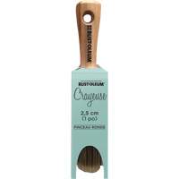 Chalked Oval Paint Brush, Polyester/Synthetic, Wood Handle, 1" Width  KQ057 | TENAQUIP