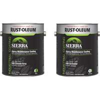 Rust-Oleum 251212 Sierra S60 Water-Based Epoxy Maintenance Coating Kit, Gallon, Grey