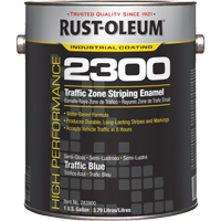 Rust-Oleum 283900 High-Performance 2300 System Traffic Zone Striping Paint, Blue, Gallon