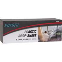 Drop sheet, 400' L x 9' W, Plastic KQ208 | TENAQUIP