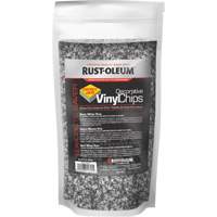 Rust-Oleum 205179 Concrete Saver&reg; Decorative Vinyl Chips, 0.5 kg, Bag, Black/White/Gray Blend