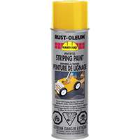 Rust-Oleum N2348838 Inverted Striping Paint Spray, Yellow, Aerosol Can