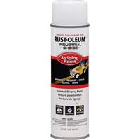 Rust-Oleum 1691838V Peinture de traçage en a&eacute;rosol syst&egrave;me S1600 Industrial Choice applicable en position invers&eacute;e, Blanc, 18 oz, Canette a&eacute;rosol