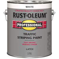 Rust-Oleum 303501 Traffic Striping Paint, White, 3.78 L, Jug