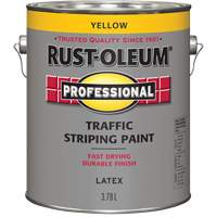 Rust-Oleum 303502 Peinture pour traçage de lignes de circulation, Jaune, 3,78 L, Cruche