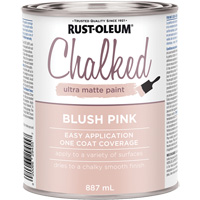 Rust-Oleum 286943 Chalked Paint, 857 ml, Can, Blush Pink