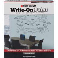 Write-On Paint<sup>®</sup> Dry-Erase Surface Paint, 473 ml, Kit, Clear  KQ395 | TENAQUIP