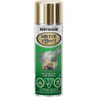 Rust-Oleum 300711 Specialty Mirror Effect Spray Paint, Aerosol Can, Gold
