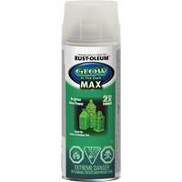 Rust-Oleum 286854 Specialty Glow-in-the-Dark Max Paint, Aerosol Can, Clear