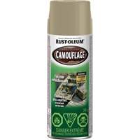 Rust-Oleum 259514 Specialty Camouflage Paint, Aerosol Can, Khaki