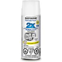 Rust-Oleum 253707 Painter's Touch&reg; Ultra Cover Paint, White, Very Flat, Aerosol Can