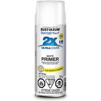 Rust-Oleum 253704 Appr&ecirc;t &agrave; pouvoir couvrant &eacute;lev&eacute; Painter's Touch, Blanc, Tr&egrave;s mat, Canette a&eacute;rosol