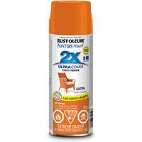 Rust-Oleum 317192 Peinture &agrave; pouvoir couvrant &eacute;lev&eacute; Painter's Touch, Orange rustique, Satin, Canette a&eacute;rosol