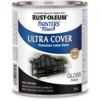 Rust-Oleum 254937 Painter's Touch&reg; Multi-Purpose Brush-On Paint, Black, Gloss, 946 ml, Can