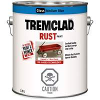 Rust-Oleum 27009X155 Peinture antirouille &agrave; base dhuile Tremclad, Bleu moyen, Brillant, 3,78 L, Gallon