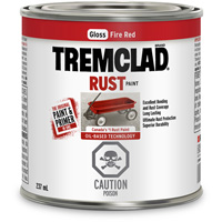 Rust-Oleum 27049X125 Peinture antirouille &agrave; base dhuile Tremclad, Rouge incendie, Brillant, 237 ml, Canette