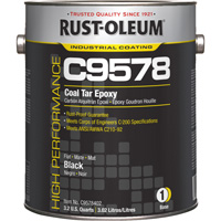 Rust-Oleum C9578402 Composant de base pour rev&ecirc;tement &eacute;poxydique &agrave; base de goudron de houille et &agrave; haute teneur en solides du syst&egrave;me C9578, Noir, Gallon