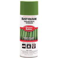 Rust-Oleum 261937 A&eacute;rosol &eacute;poxydique pour barre d'armature du syst&egrave;me Industrial Choice RB1600, Vert de barre d'armature, 12 oz liq., Canette a&eacute;rosol