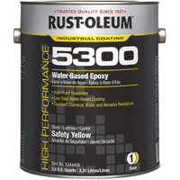 Rust-Oleum 5344408 Composant de base color&eacute; pour rev&ecirc;tement &eacute;poxydique haute performance &agrave; base deau du syst&egrave;me 5300, 116 oz., Gallon, Jaune