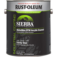 Rust-Oleum 264184 &eacute;mail acrylique DTM Sierra Performance MetalMax Plus, Gallon, Bleu