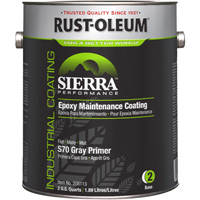 Rust-Oleum 208113 Appr&ecirc;t acrylique &eacute;poxydique &agrave; base d'eau Sierra Performance S70/S71, Gallon, Gris