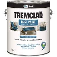 Tremclad<sup>®</sup> Water-Based Rust Paint, 3.78 L, Gallon, Black  KQ954 | TENAQUIP