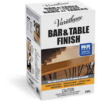 Rust-Oleum 334575 Varathane&reg; Bar & Table Finish, 1.89 L, Clear, High-Gloss