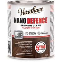 Rust-Oleum 281776 Varathane&reg; Nano Defence&reg; Premium Floor Finish, 946 ml, Clear, Matte