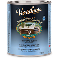 Rust-Oleum Y250141 Fini diamant pour bois Varathane ext&eacute;rieur, 946 ml, Transparent, Semi-brillant