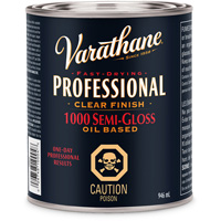Rust-Oleum Y100041 Fini professionnel Varathane, 946 ml, Transparent, Semi-brillant