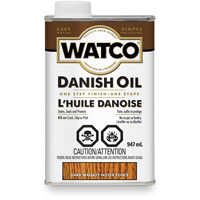 Rust-Oleum Y65841H Watco&reg; Danish Oil, 947 ml, Dark Walnut, Transparent