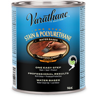 Rust-Oleum Y240211H Teinture et rev&ecirc;tement &agrave; base de polyur&eacute;thane en une seule &eacute;tape Varathane, 946 ml, Cerise traditionnel