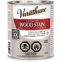 Rust-Oleum 303003 Teinture pour le bois ultime Varathane, 946 ml, Linge blanc