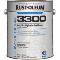 Rust-Oleum 206966 Syst&egrave;me 3300 de rev&ecirc;tement aliphatique &agrave; base dur&eacute;thane et dacrylique, 1 gal., Brillant