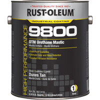 Rust-Oleum 9871419 Syst&egrave;me de mastic &agrave; lur&eacute;thane 9800 DTM, 1 gal., Dune de sable, Tr&egrave;s brillant