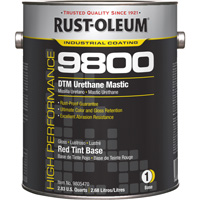 Rust-Oleum 9805470 9800 System DTM Urethane Mastic, 1 gal., Base Red, High-Gloss