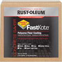 Rust-Oleum 277497 FastKote&reg; Polyurea Floor Coating, 1 gal., Urethane-Based, High-Gloss, Grey