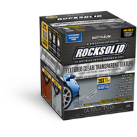Rust-Oleum 350794 Couche de finition RockSolid, Satin/Textur&eacute;, Transparent