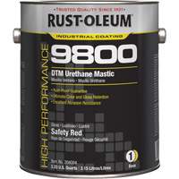 Rust-Oleum 204004 9800 System DTM Urethane Mastic, 1 gal., Safety Red, High-Gloss