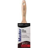 Bestt Liebco 553565400 Master Oil-Based Stain Trim Brush, Black China, Wood Handle, 5/8" Width