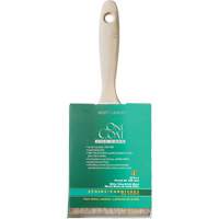 Bestt Liebco 996840400 Pinceau pour murs et moulures One Coat, Soie blanche, Manche Bois, Largeur de 4"