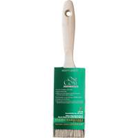 Bestt Liebco 996840200 Pinceau pour murs et moulures One Coat, Soie blanche, Manche Bois, Largeur de 2"
