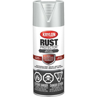 Krylon Industrial 469304008 Rust Protector&reg; Enamel Paint, Metallic Silver, Metallic, 12 oz., Aerosol Can