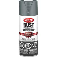 Krylon Industrial 469018008 Peinture &agrave; &eacute;mail Rust Protector, Gris fum&eacute;e, Brillant, 12 oz, Canette a&eacute;rosol