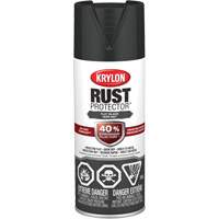 Krylon Industrial 469035008 Peinture &agrave; &eacute;mail Rust Protector, Noir, Tr&egrave;s mat, 12 oz, Canette a&eacute;rosol