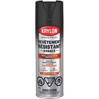 Krylon Industrial 400769008 Peinture industrielle &agrave; chaleur &eacute;lev&eacute;e Tough Coat Advanced, Noir haute temp&eacute;rature, Plat, 425 g, Canette a&eacute;rosol