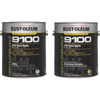 Rust-Oleum KR895-KIT Ensemble de base et d'activateur pour mastic &eacute;poxy DTM du syst&egrave;me 9100, Blanc, Gallon