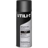 Rust-Oleum 387390 UTILI-T General Purpose Enamel Spray Paint, Black, Gloss, 10 oz./283 g, Aerosol Can